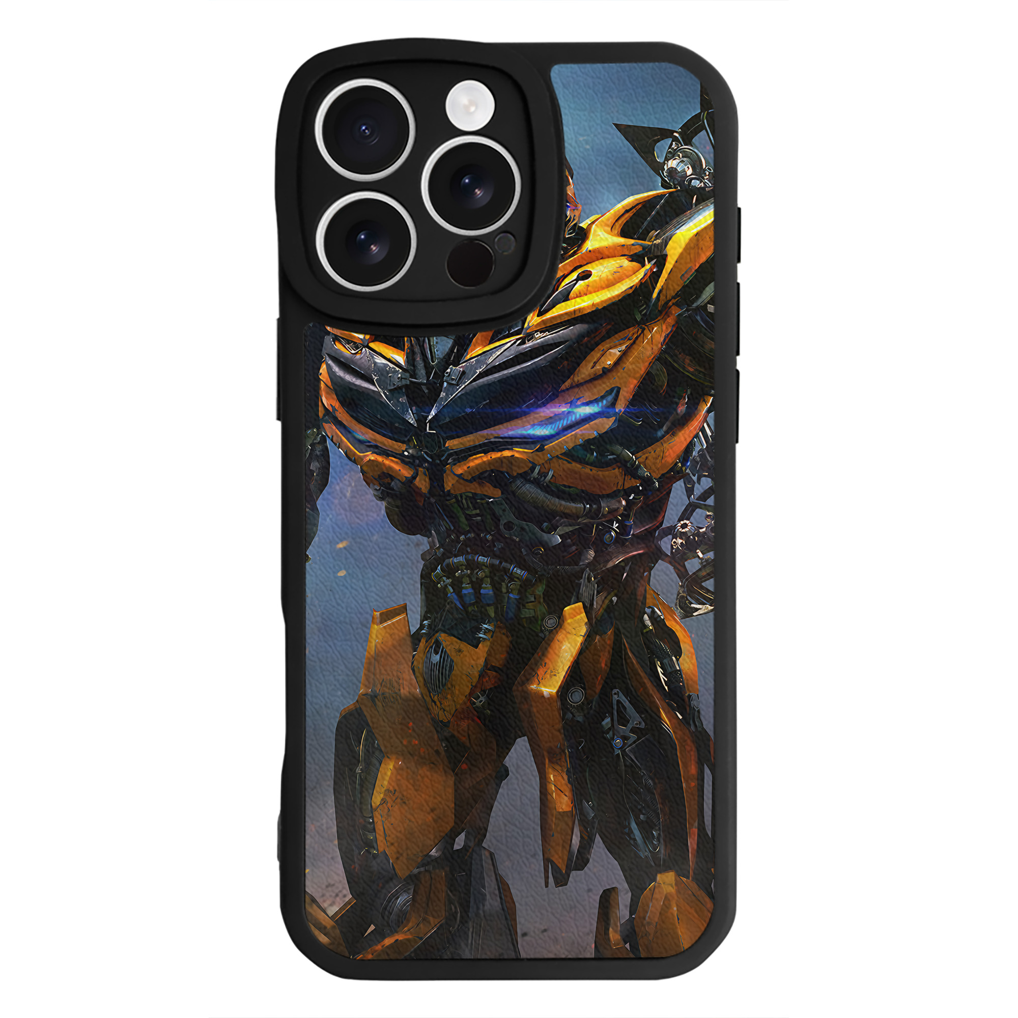 （画像用） Transformers トランスフォーマー 【iPhone 16シリーズ対応】シリコンスマホケース（レザー調） 材質：シリコン